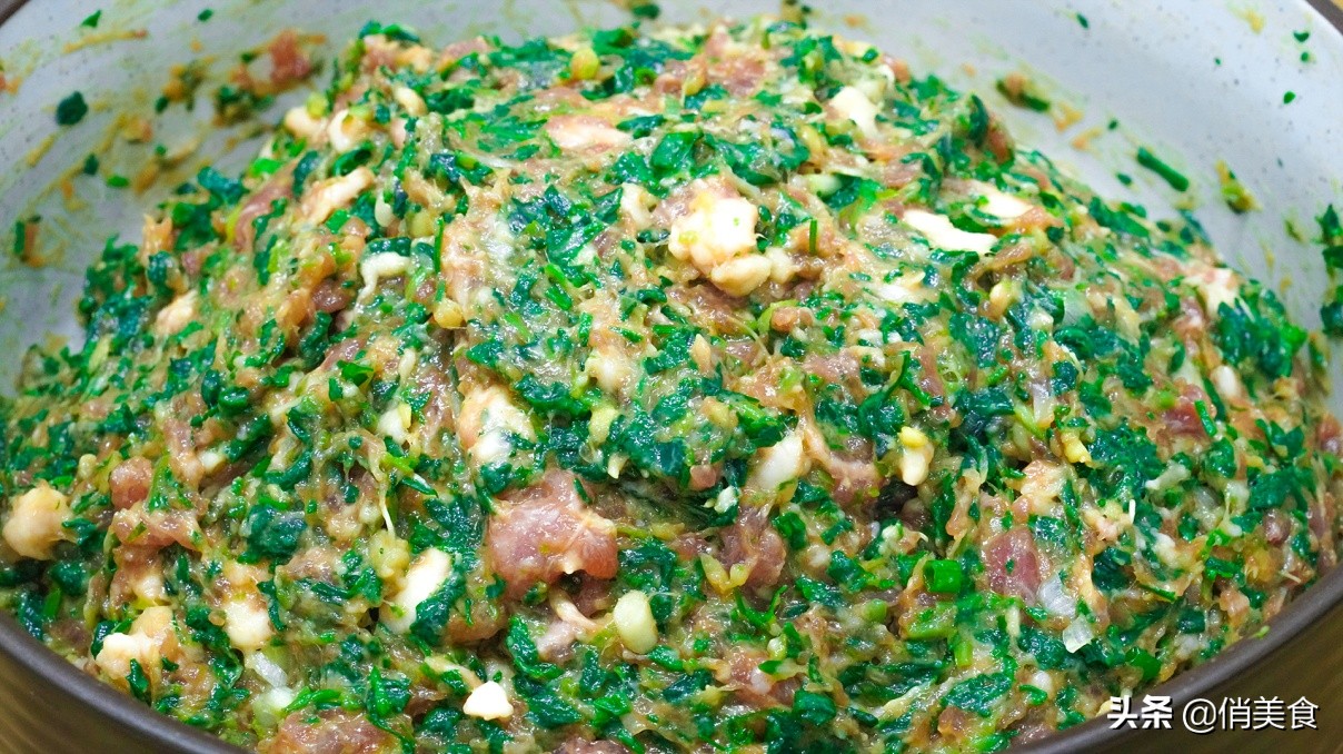 饺子馅的调制万能汁,用万能饺子馅调制蔬菜肉馅
