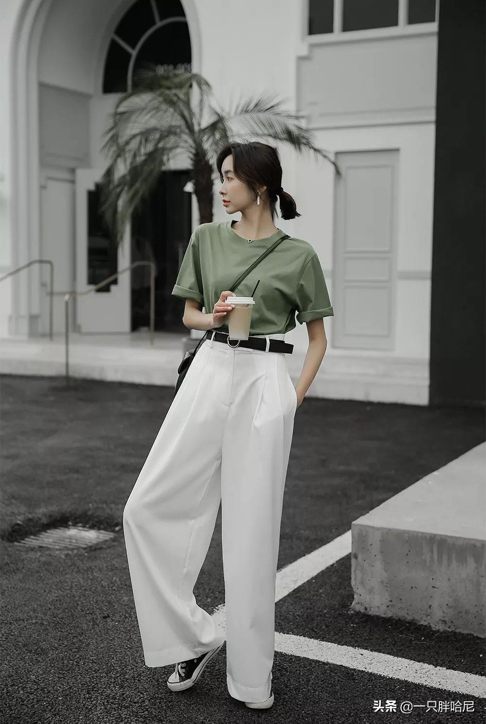 阔腿裤平底鞋早春这种搭配火了,阔腿裤平底鞋开春最火搭配