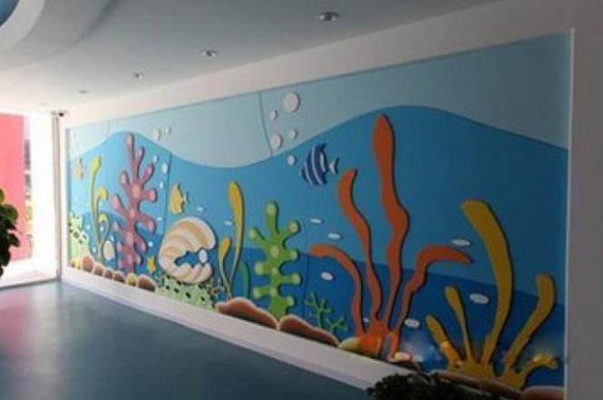 幼儿园室内墙面布置图创意,幼儿园户外墙面布置分析