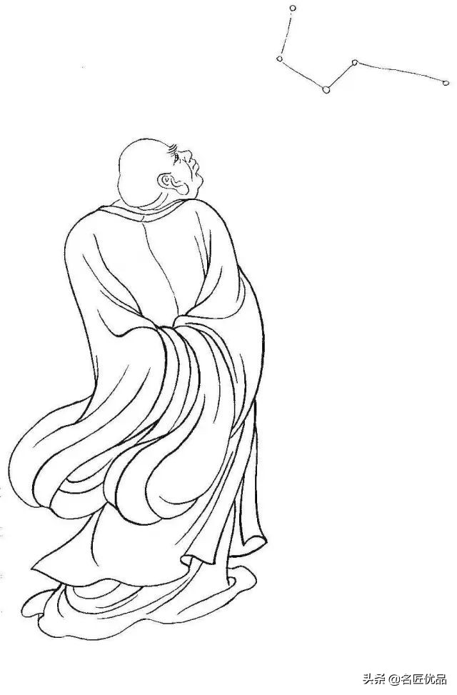 降龙罗汉白描图高清图片,十八罗汉白描图高清图片