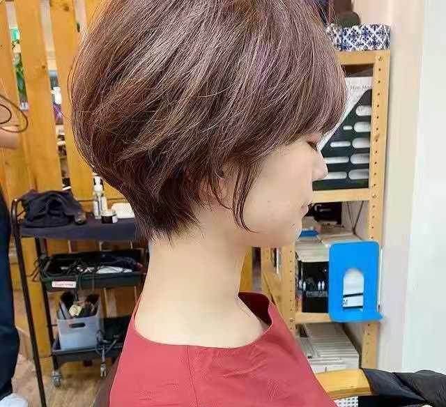 好看波波头短发,波波头不老气