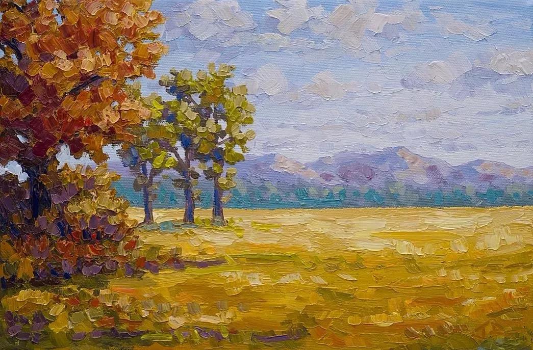唯美壮丽的印象派风景油画,意境优美的古典风景油画欣赏