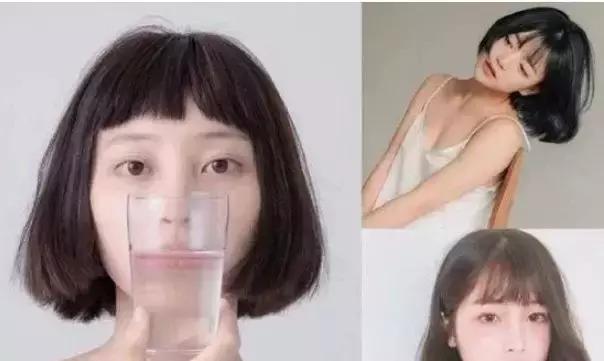 圆脸短下巴女生适合的短发,圆脸短下巴短发图片