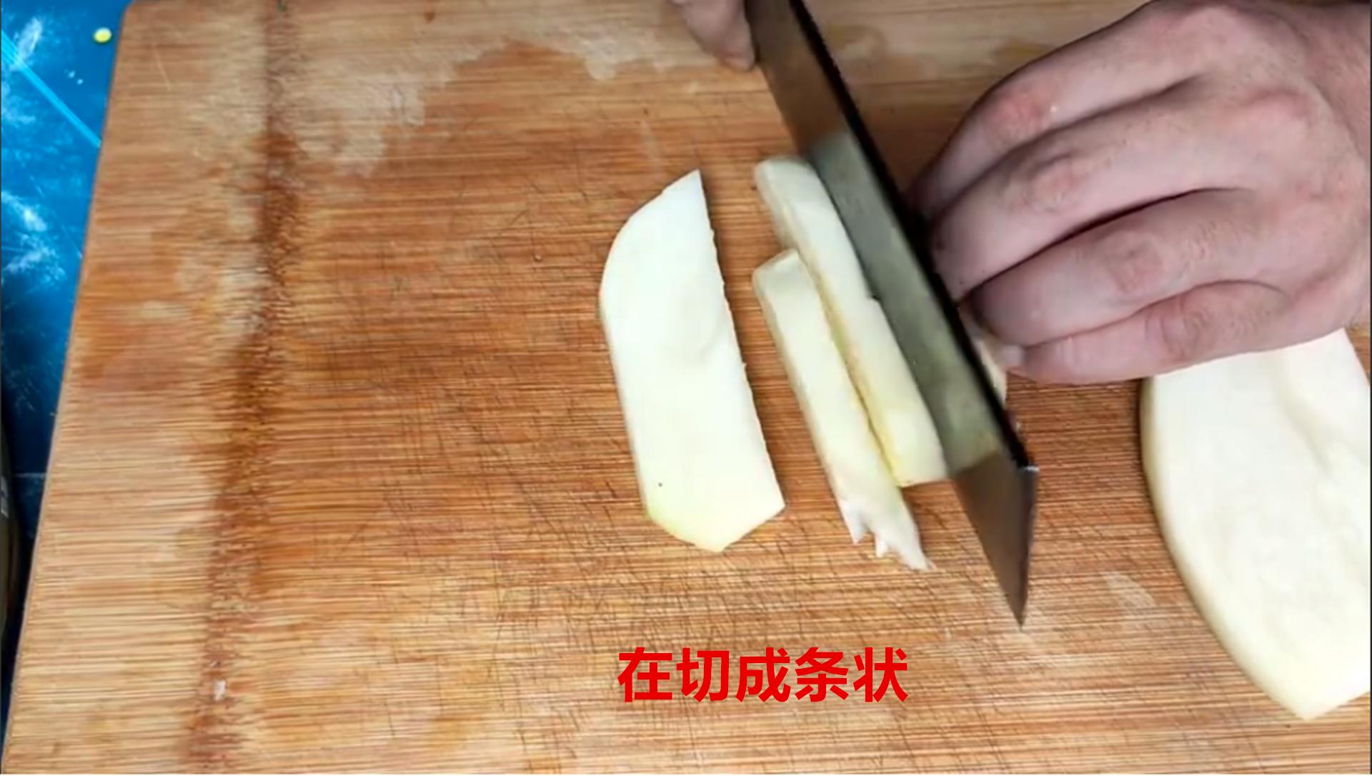 怎么做脆薯条又简单又省时间,薯条家庭自制做法外酥里软