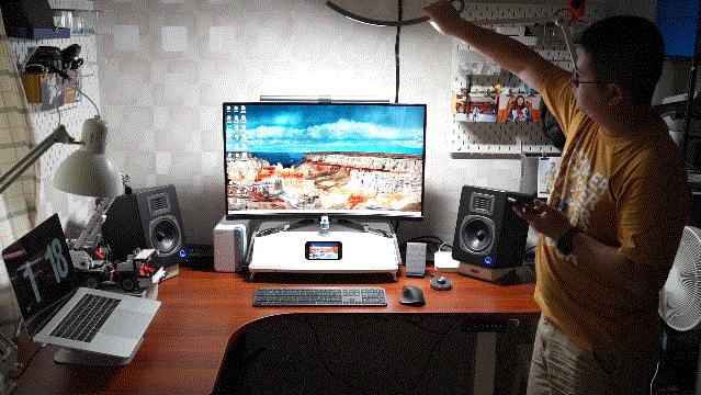 打造理想的居家办公环境：乐歌升降桌/台+明基灯具晒单