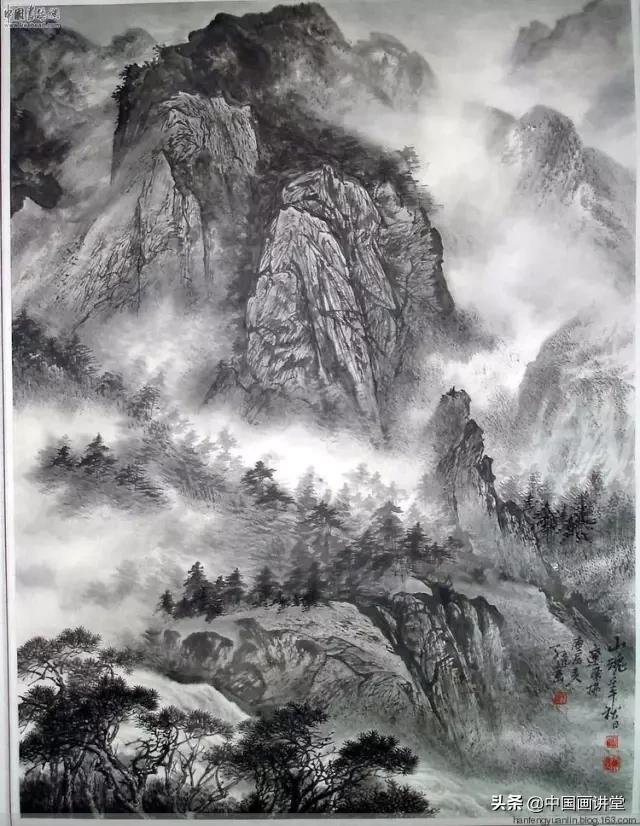 张利国画山水画欣赏,张富君山水画新作品图片