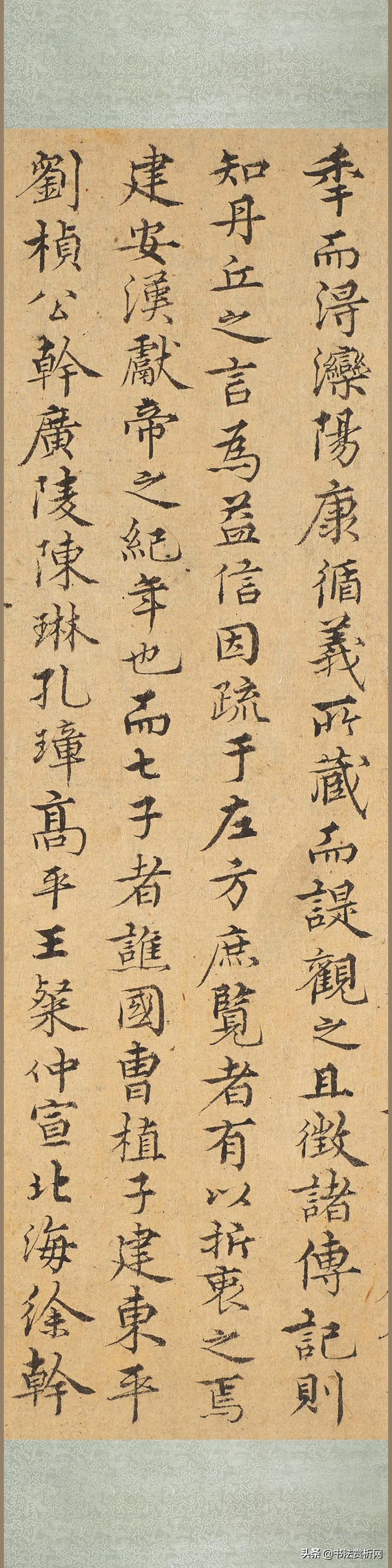 南宋李唐《七子度关图》卷内题跋单幅形式高像素放大赏析附原卷