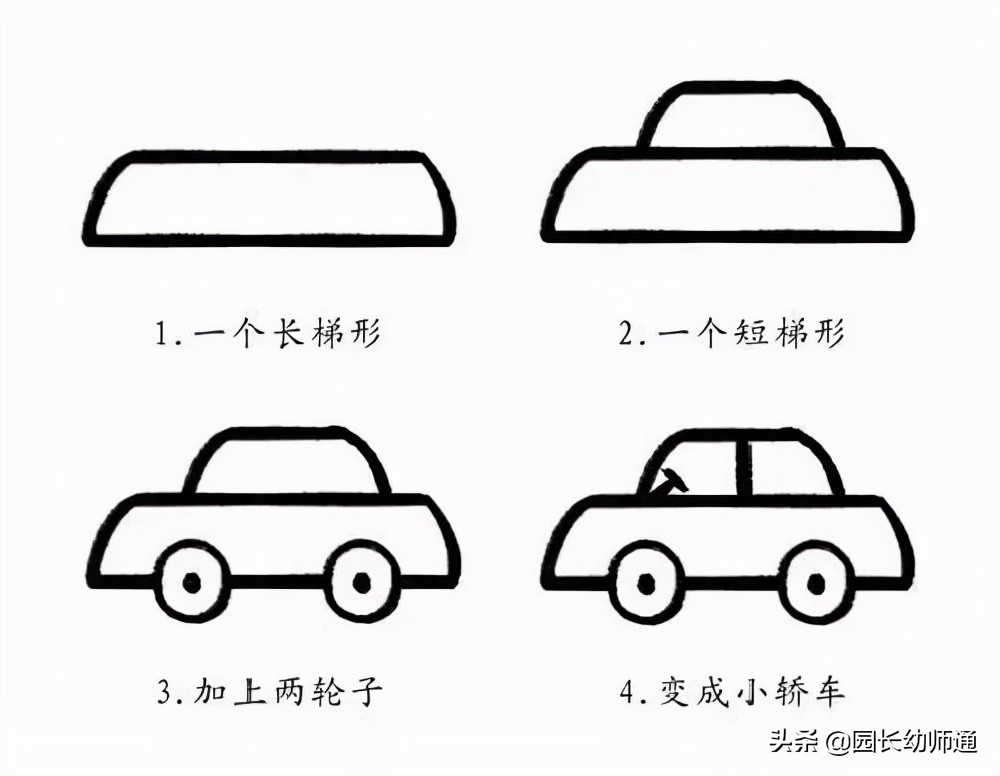 幼师简笔画作品图片,幼师简笔画万能模板炫彩棒