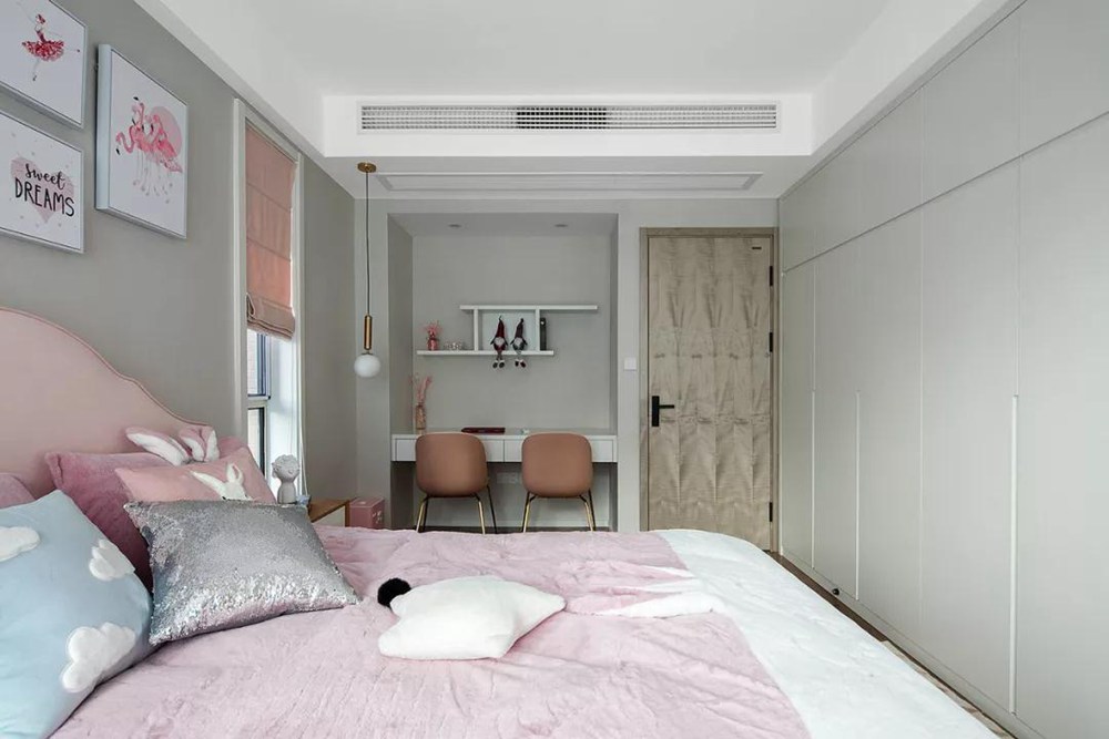 200㎡轻奢大平层：全屋刷漆不凹造型，简简单单，扮靓整个家