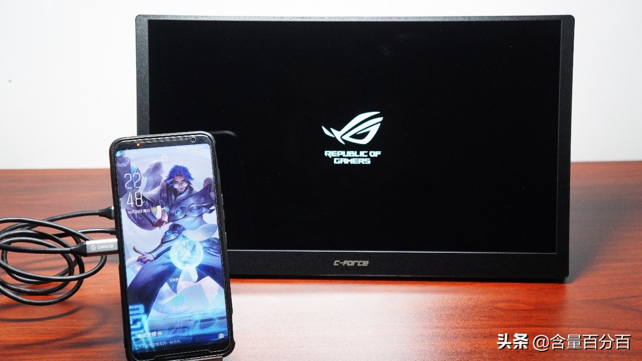 cforce156寸便携式显示器测评,cforce便携显示器色域选择