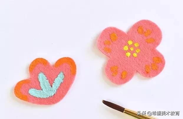 美育节手工作品表现美好假期,画室美术创意手工课