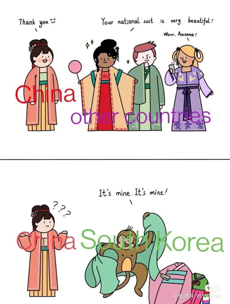 韩国偷中国文化偷上瘾？帝吧霸气出征教做人：表情包收好不谢