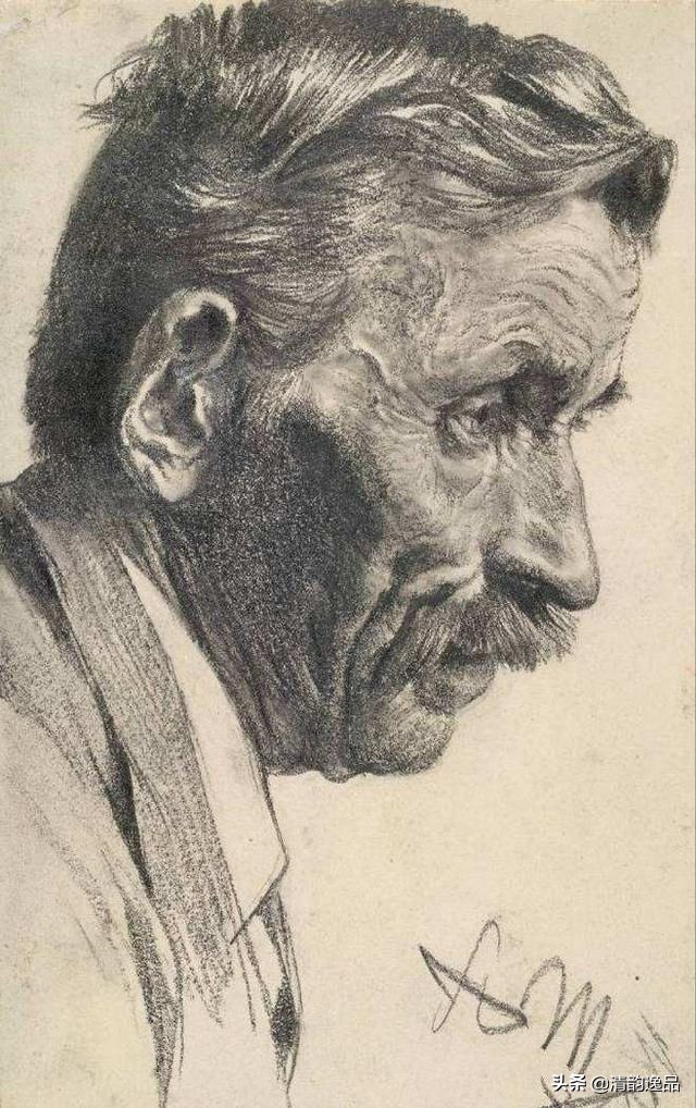 世界公认素描第一名门采尔,阿道夫门采尔素描作品