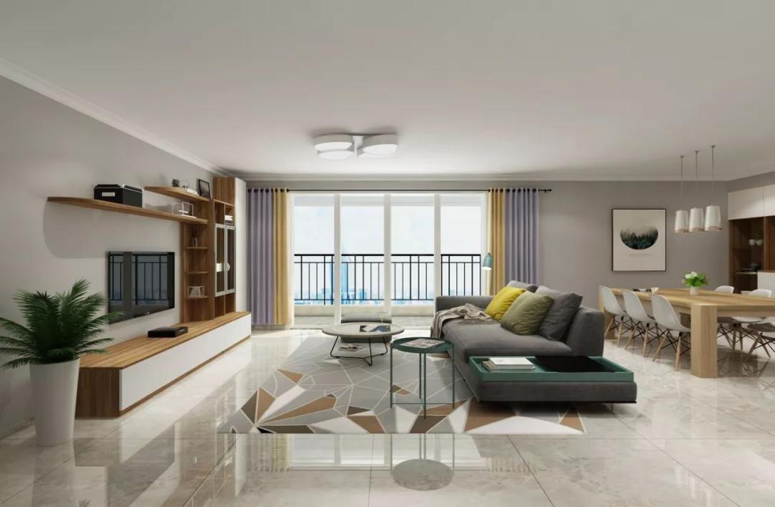 客厅铺哪种瓷砖好看实用又实惠,客厅瓷砖上墙用什么尺寸的瓷砖好