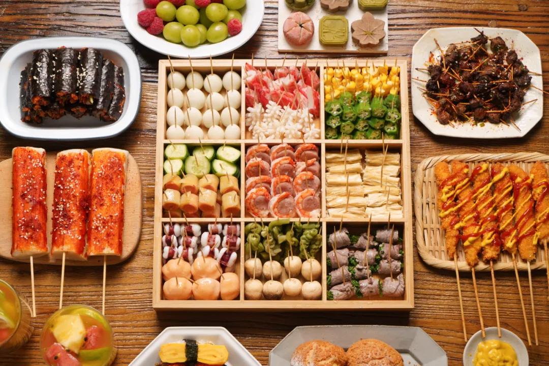 花三个小时做500根串串,3小时做500个串串