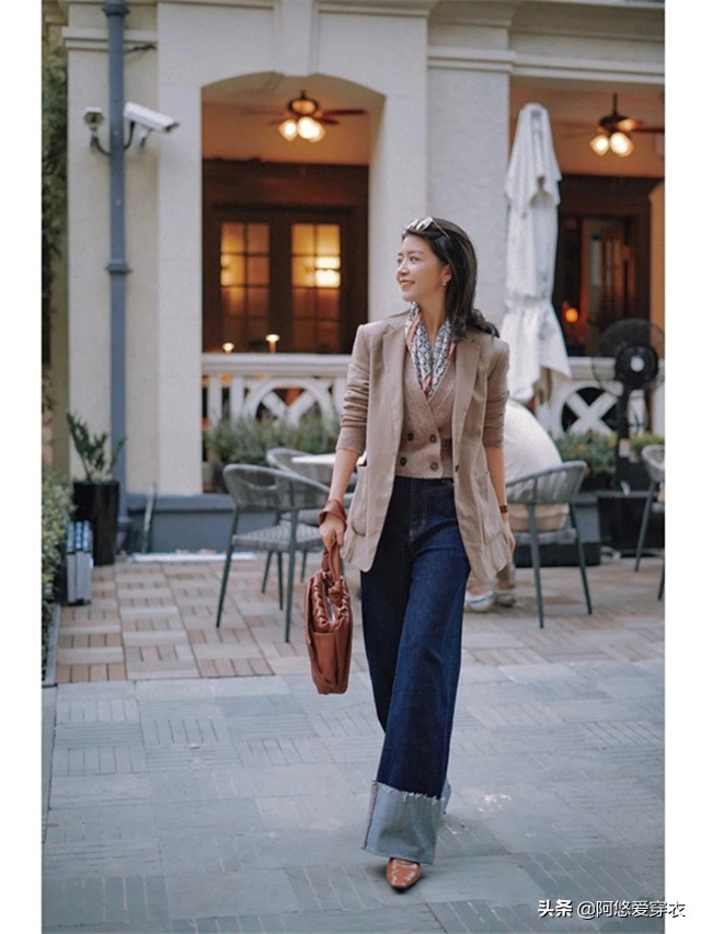三木母女的冬季无龄感穿搭,三木西装博主穿搭155高