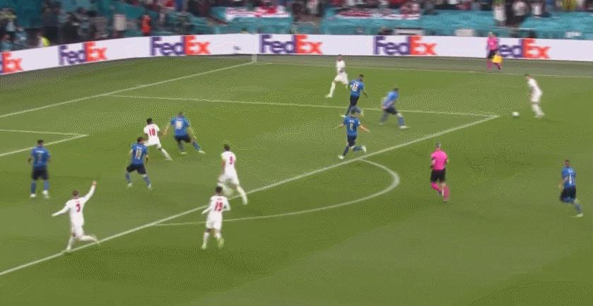 欧洲杯决赛回忆：意大利把温布利染成蓝色，足球回到罗马