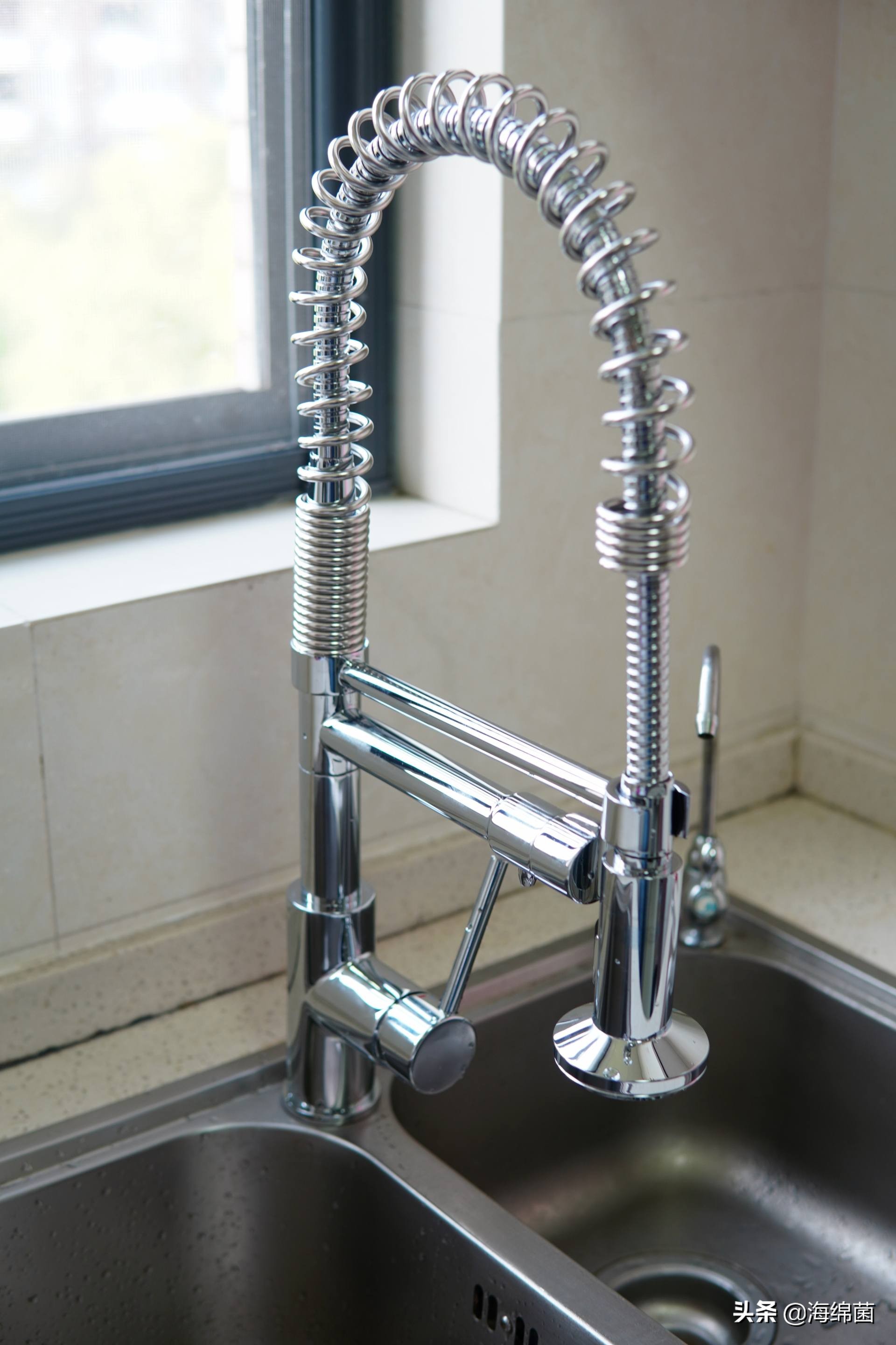 厨房双孔冷热二合一水龙头安装,厨房水龙头冷热两用自己动手安装