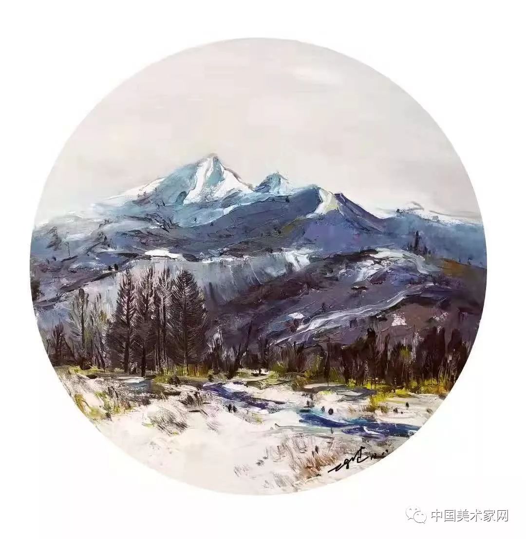 油画家陈健早期作品,陈健画家作品