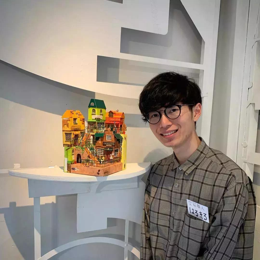 泡面武士，咖啡火车！日本空箱职人将废纸盒玩儿出了新花样