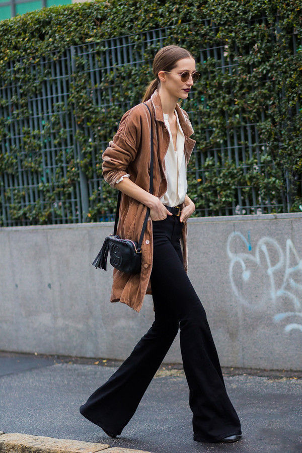 腿短的女生穿什么裤子显高,高腰裤小个子显腿直