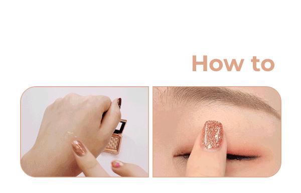 亮闪眼影和哑光眼影搭配画法,亮片眼影推荐平价一盘多色