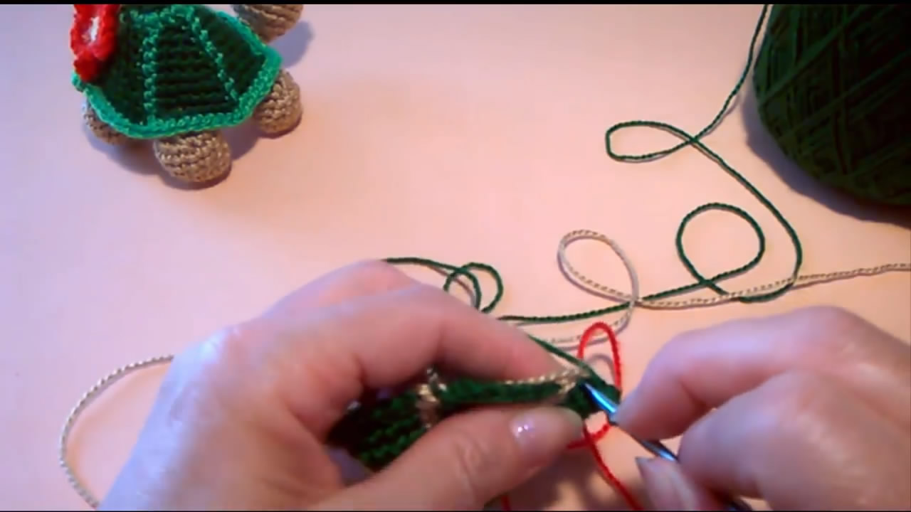 乌龟的钩织图解,小乌龟的钩织教程图解