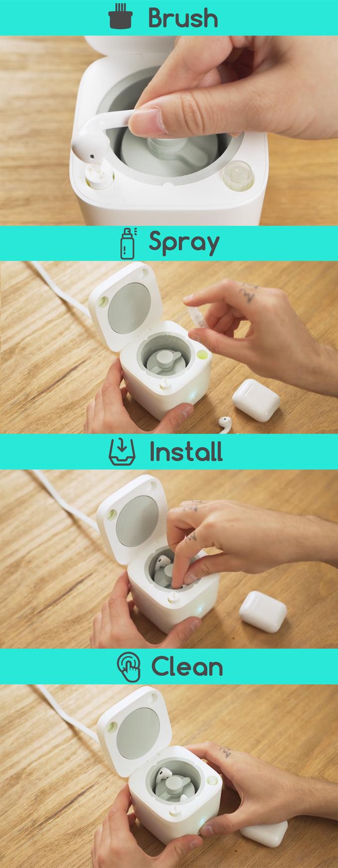 清洗无线耳机,无线耳机自动清洗怎么用