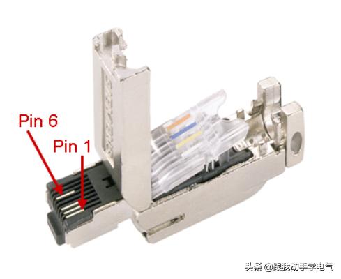 西门子工业以太网用普通网线接法,西门子工业以太网接头