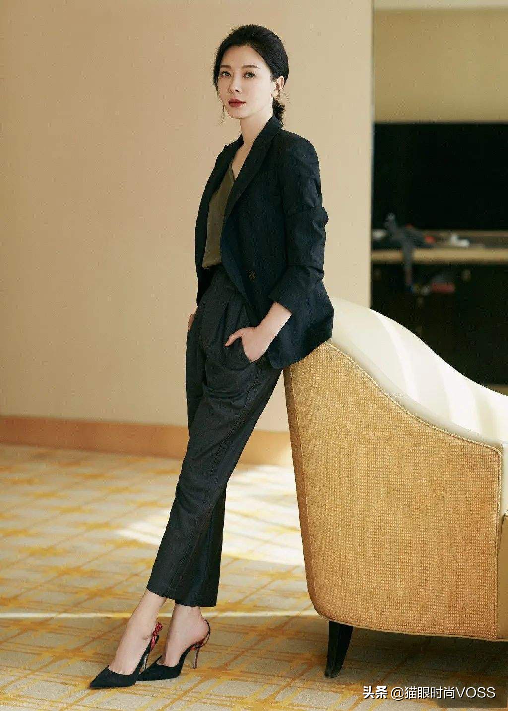 陈数职场穿搭女,陈数穿搭职场