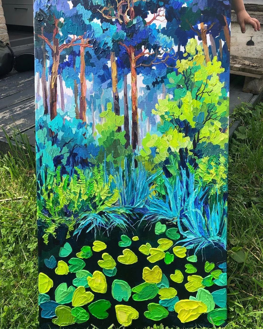 巨幅油画抽象零基础怎样画,油画基础知识油画风景应该怎么画