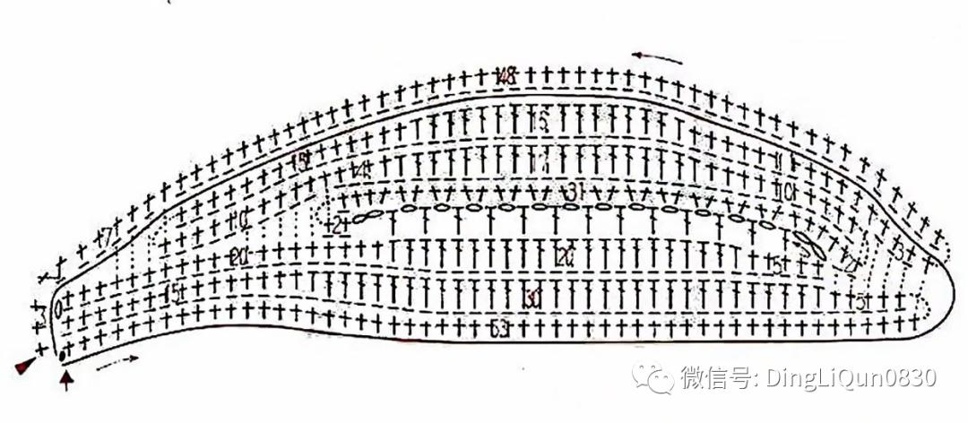 树叶钩针编织大全图解,树枝树叶的编织图解