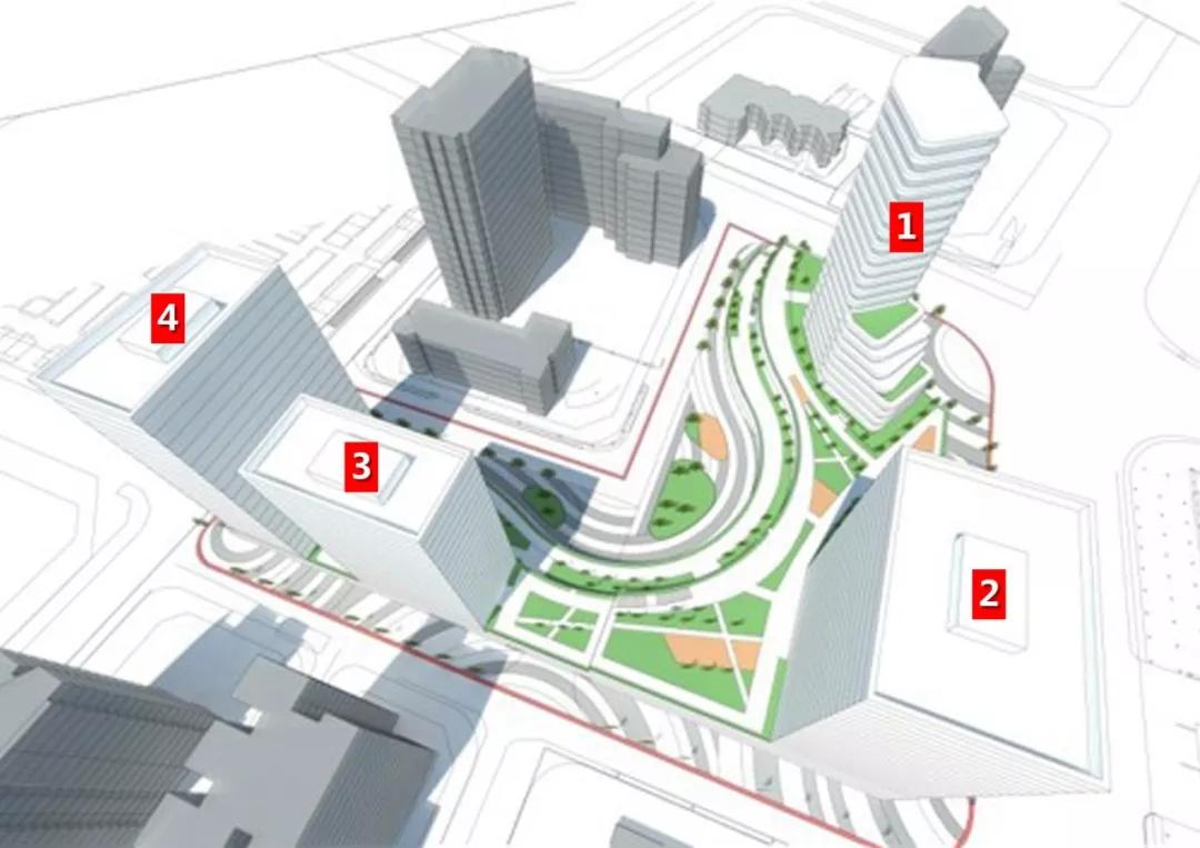 惠州cbd总部大楼,惠州北站新城cbd效果图