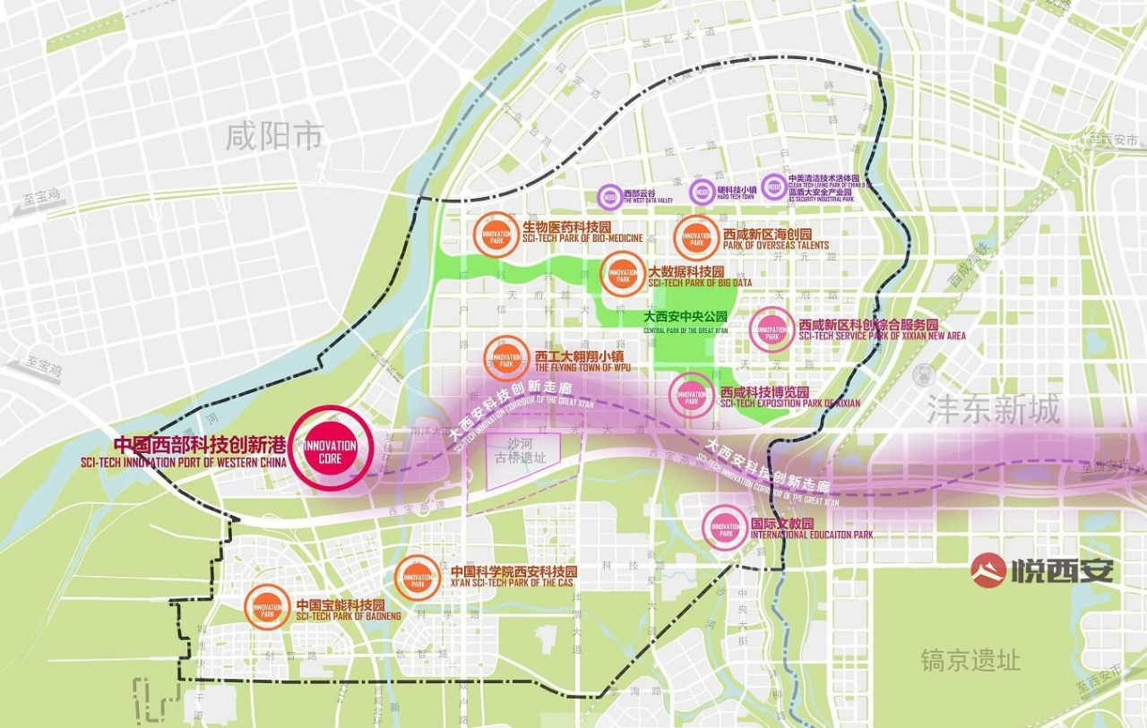 西安西咸新区交大创新港,西安交大创新港三期规划