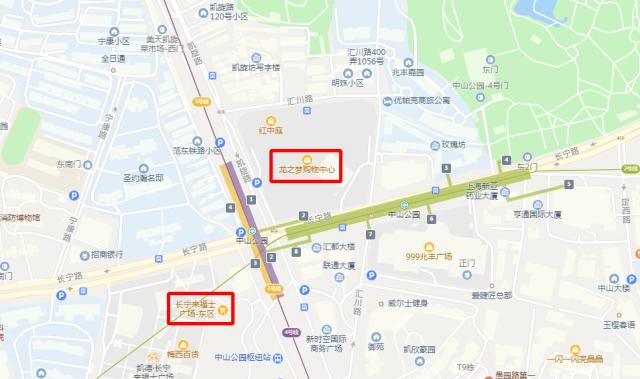上海地铁中山公园站换乘通道,上海地铁2号线中山公园站5号出口