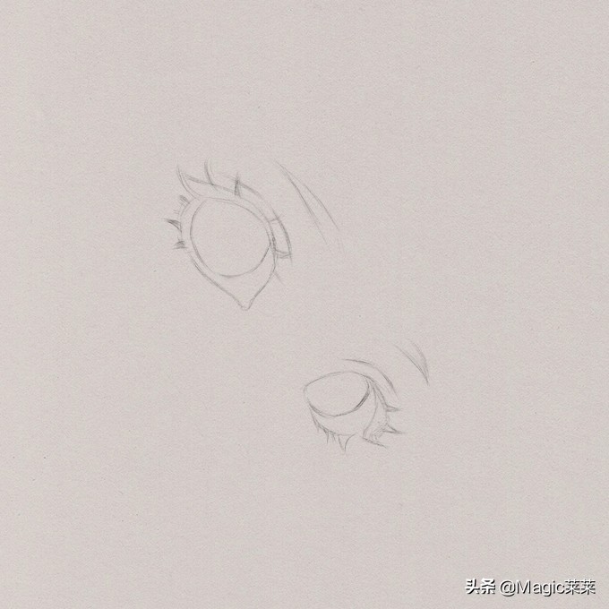 教你用铅笔手绘一双漂亮的动漫人物眼睛超详细步骤快来学习吧
