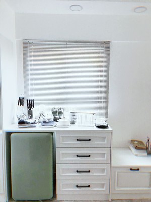 双开门冰箱橱柜效果图,冰箱橱柜装修效果图最流行款