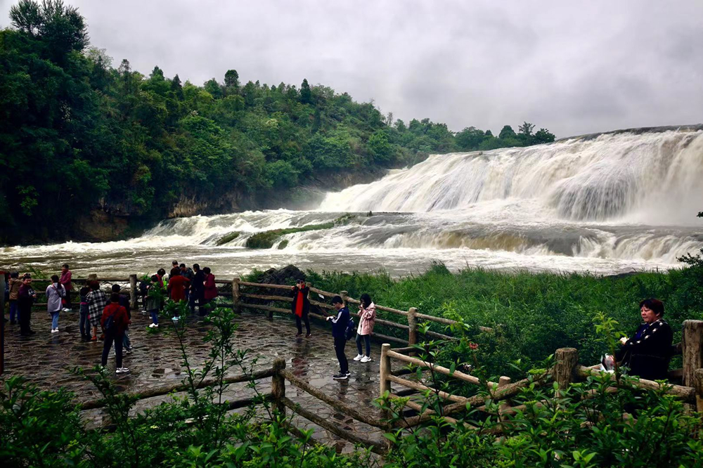 奇观壮丽瀑布,黄果树大瀑布壮观美景视频