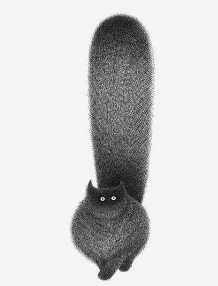 她用2元针管笔作画便惊艳了世界,他用粉笔画了一只猫