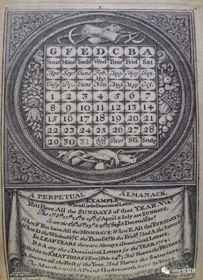 【one点翻译】日历设计简史