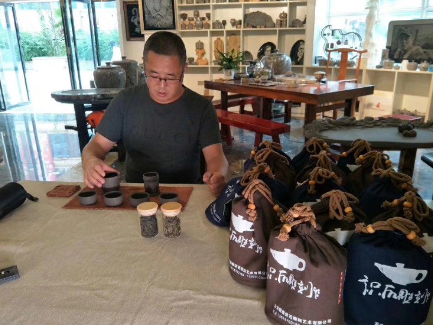 宜兴高端紫砂壶手工旅行便携茶具,茶具紫砂壶一套建水