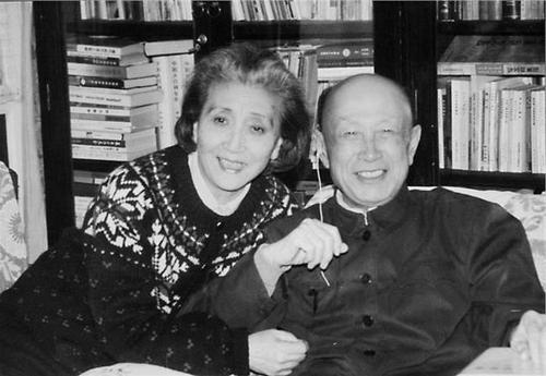 钱学森蒋英晚年合影,钱学森和蒋英合影