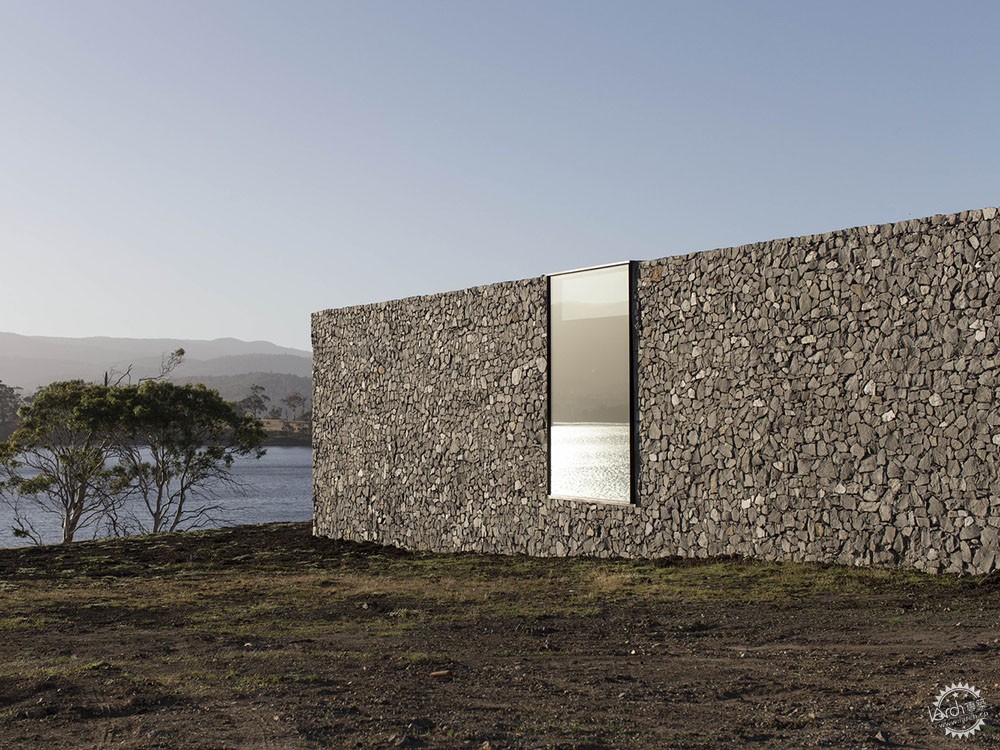 客厅石墙景观,房间景观石墙