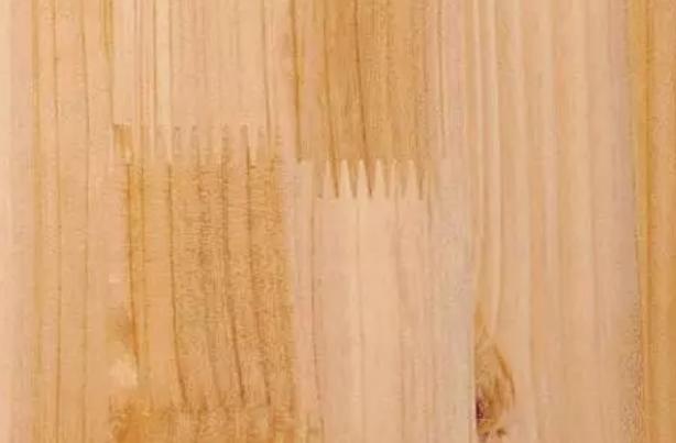 红栎木拼接板,油栎木封边效果