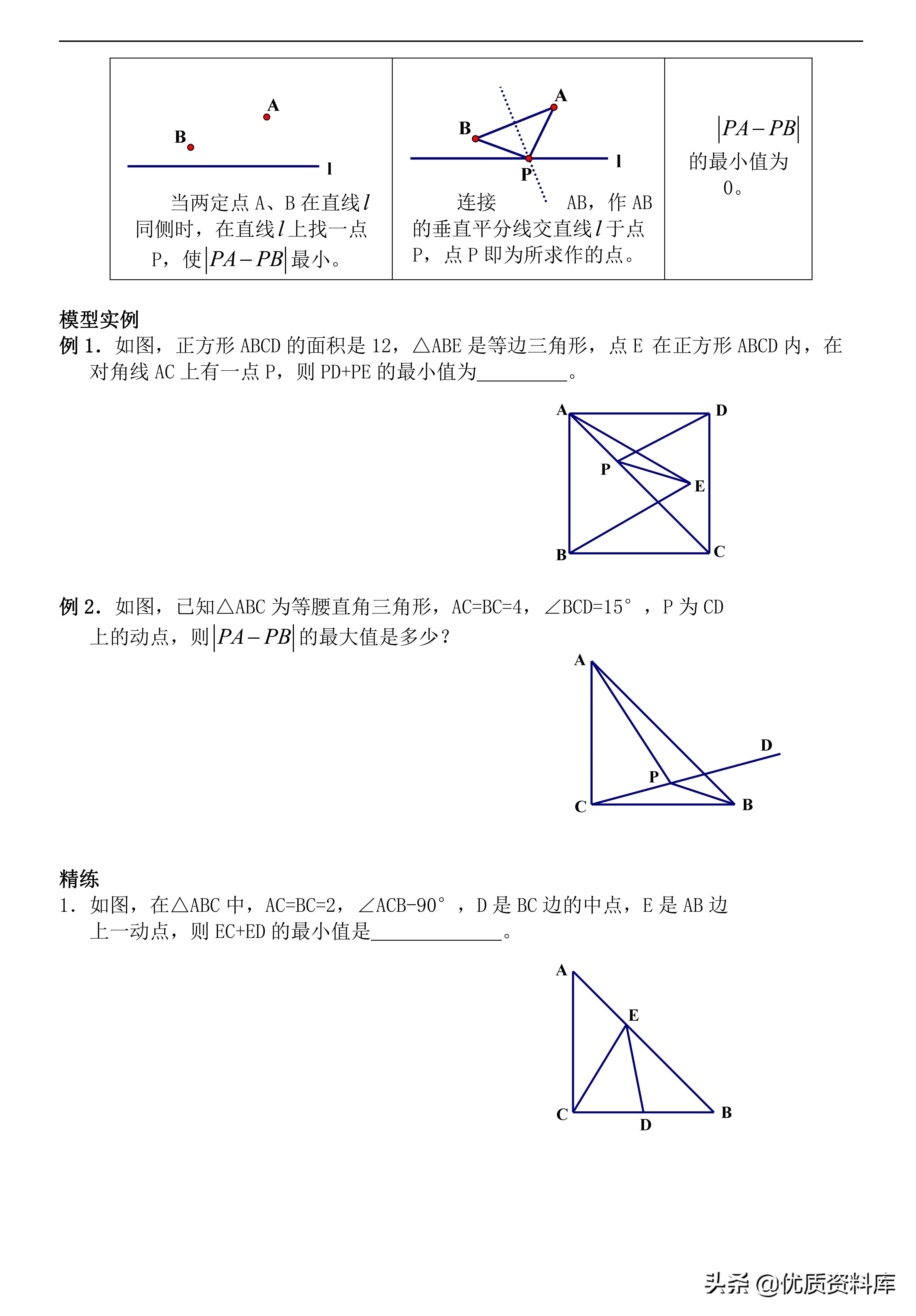 初中几何模型与解题通法下载,初中几何48个解题模型这本书好吗