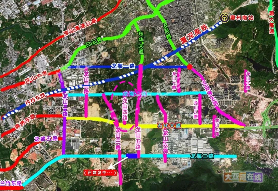 大亚湾综合交通规划获批,大亚湾区加快交通路网建设