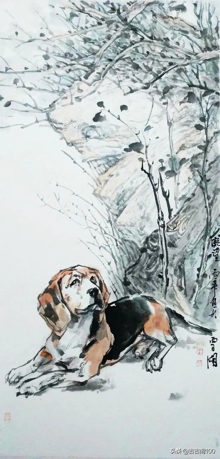 意笔人物高手蒋雪平