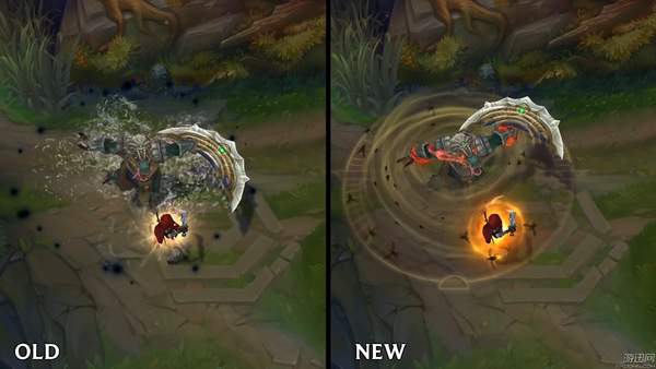 LOL鳄鱼、酒桶全皮肤特效演示大招技能特效增强