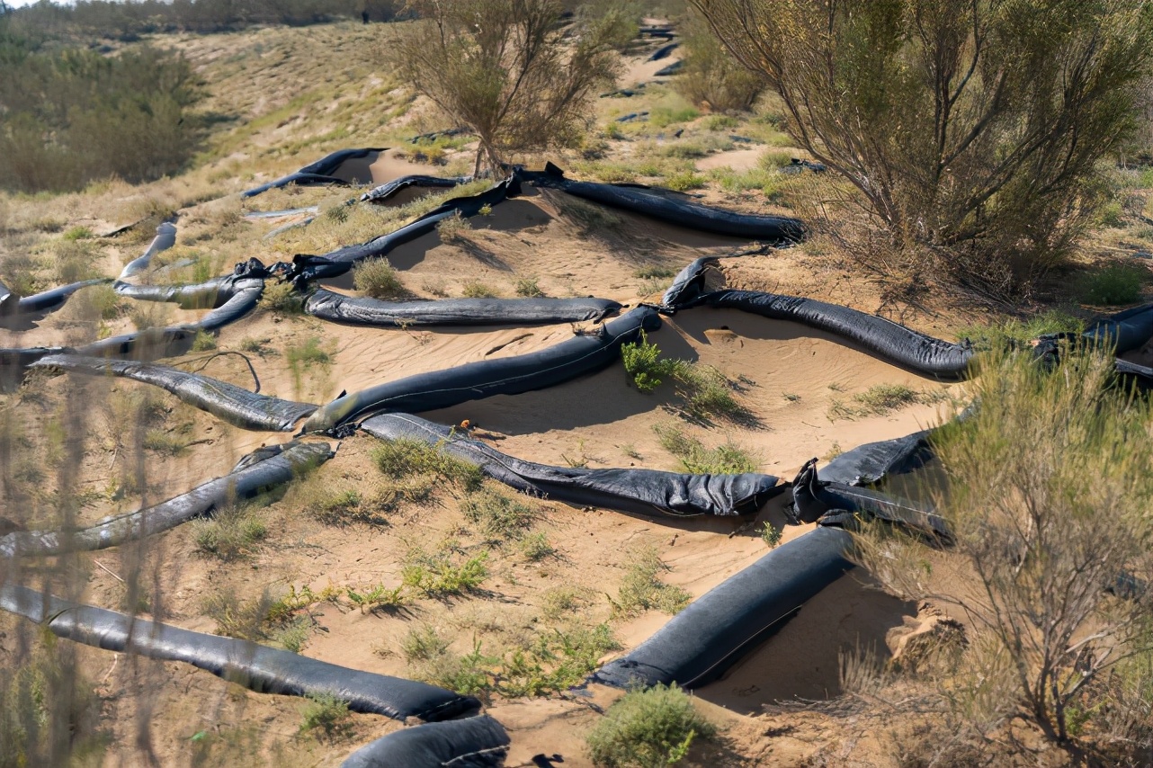 中国八大沙漠治理现状卫星地图,罗布泊沙漠现状