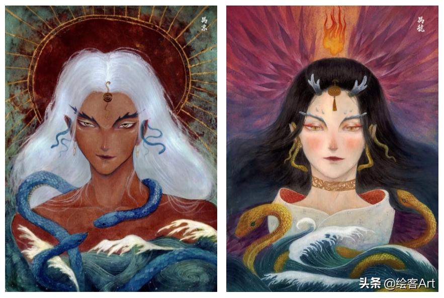 半路出家，成为最会画妖的插画师，一张插画就是别人的月薪